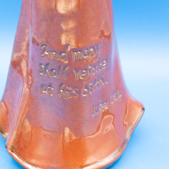 Rustic Vintage Large Ceramic Christmas Angel - Picture 5 of 5